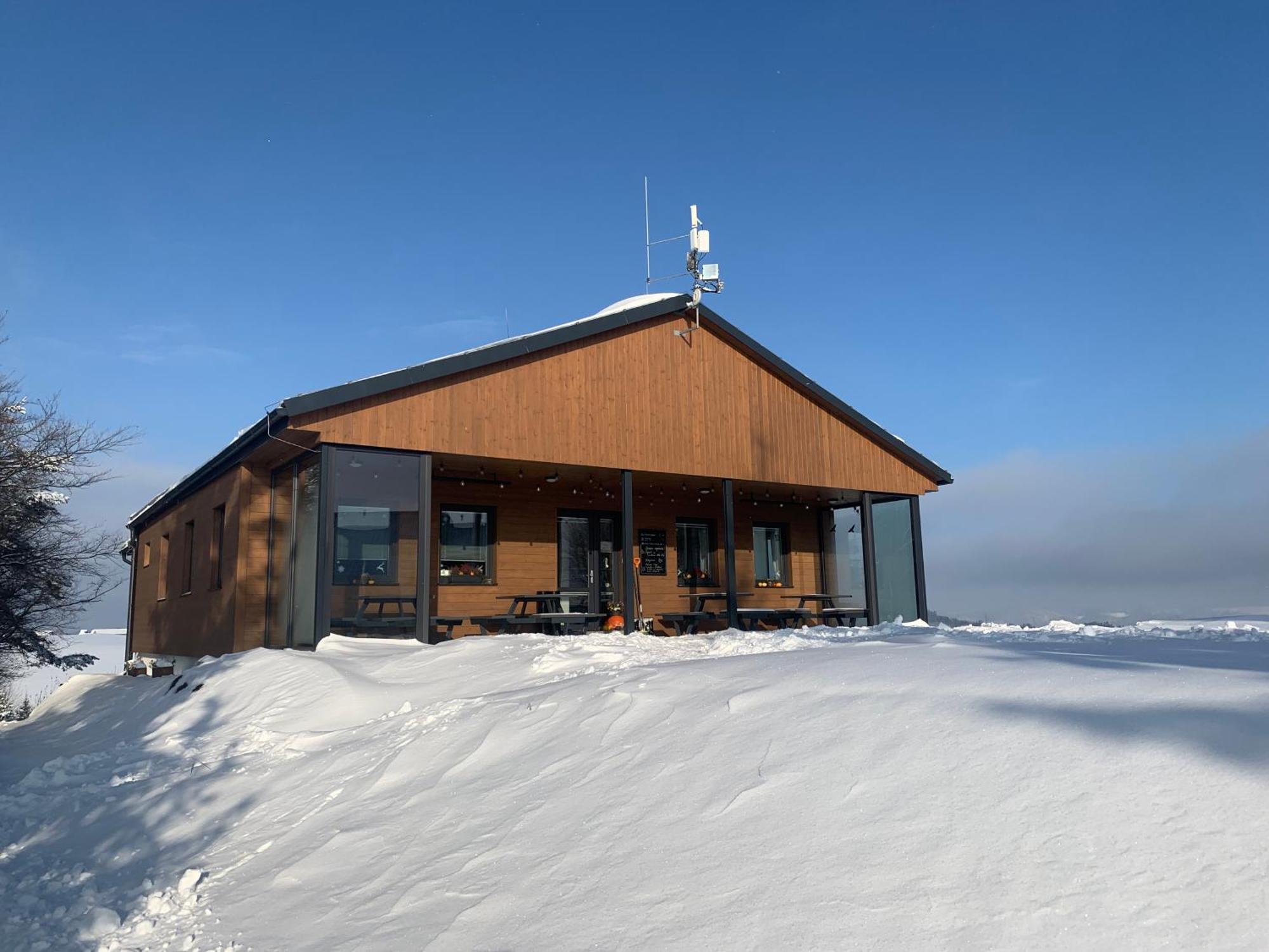 Restaurace A Penzion Gansberg Cotkytle Zewnętrze zdjęcie