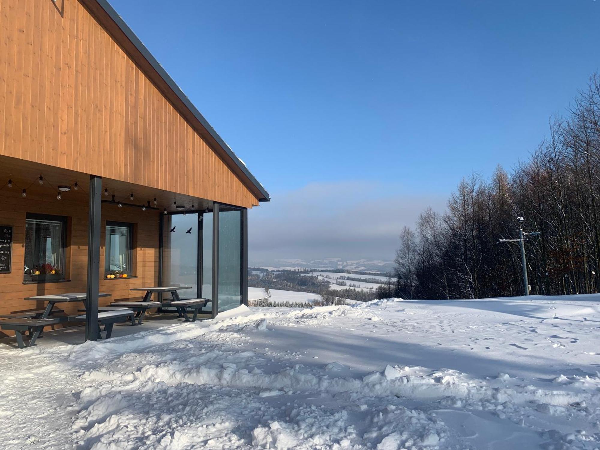Restaurace A Penzion Gansberg Cotkytle Zewnętrze zdjęcie
